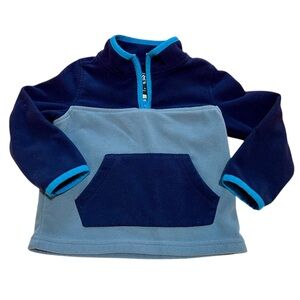 NWOT - Toddler Boys OshKosh B’gosh Fleece Pullover - Size 2T, Blue Colorblock